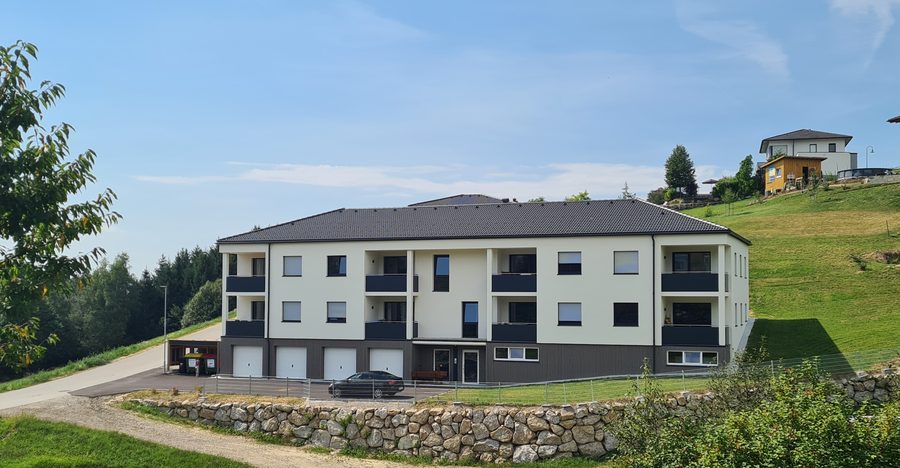 Marktfeld 47, Ansicht mit Garagen